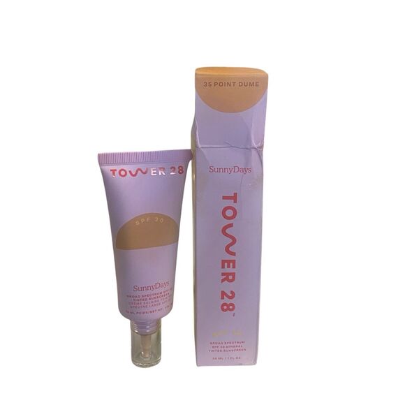 Tower 28 SunnyDays SPF 30 Tinted Sunscreen – 35 Point Dume – 1oz NIB 10/2027 - Picture 1 of 1